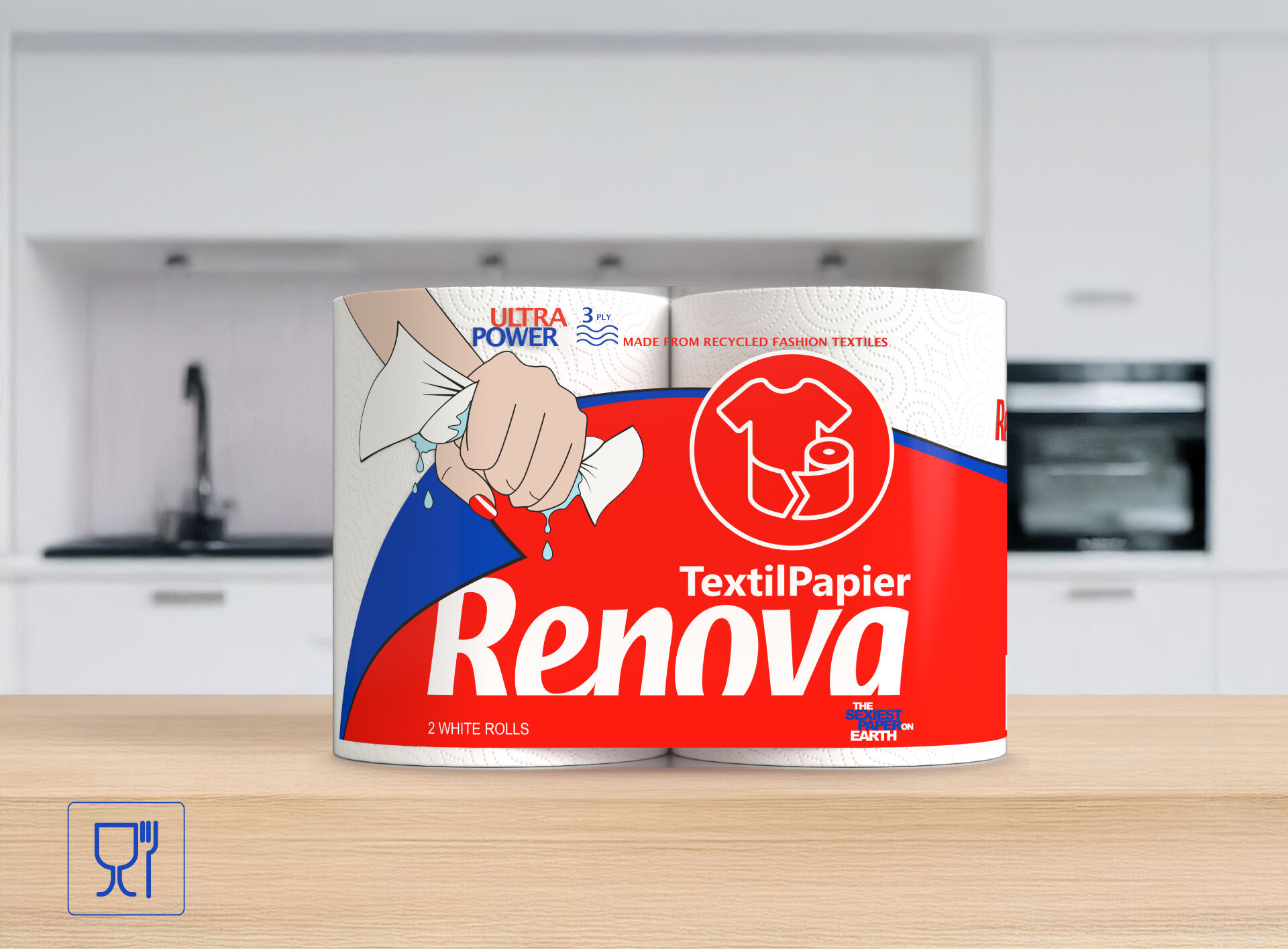 Kitchen Roll - Textile Paper - Textil Papier Renova